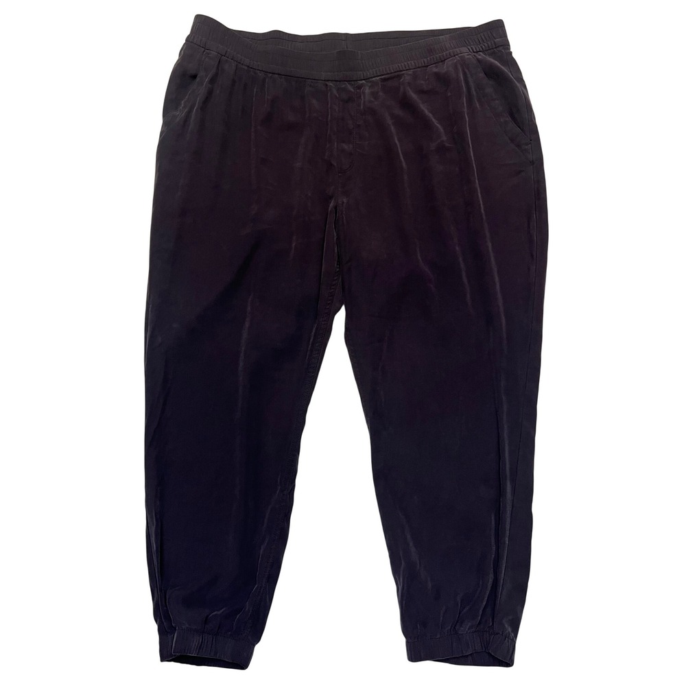 Old Navy Navy Viscose Elastic Waist Tapered Lightweight Jogger Pants Size XXL